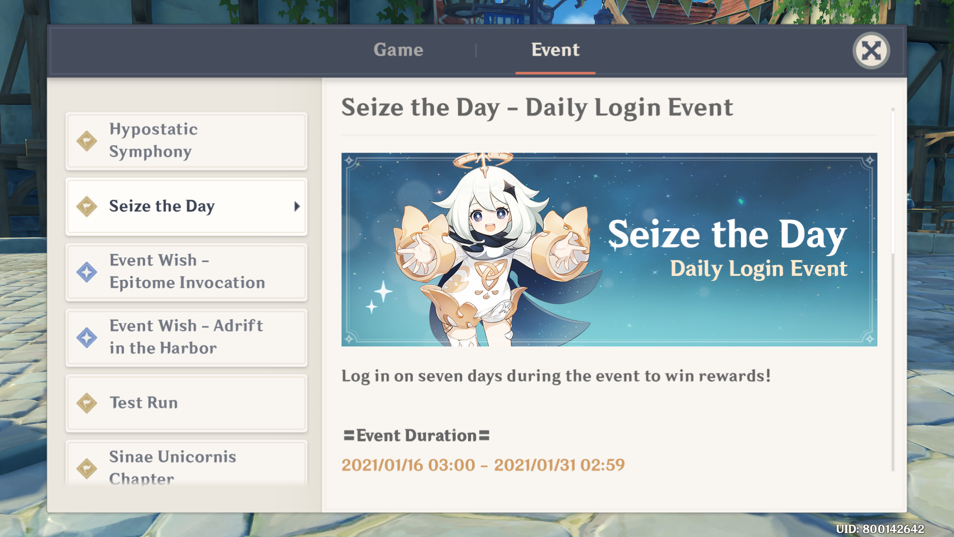 Finally, daily login came back along with another events Genshin Impact ...
