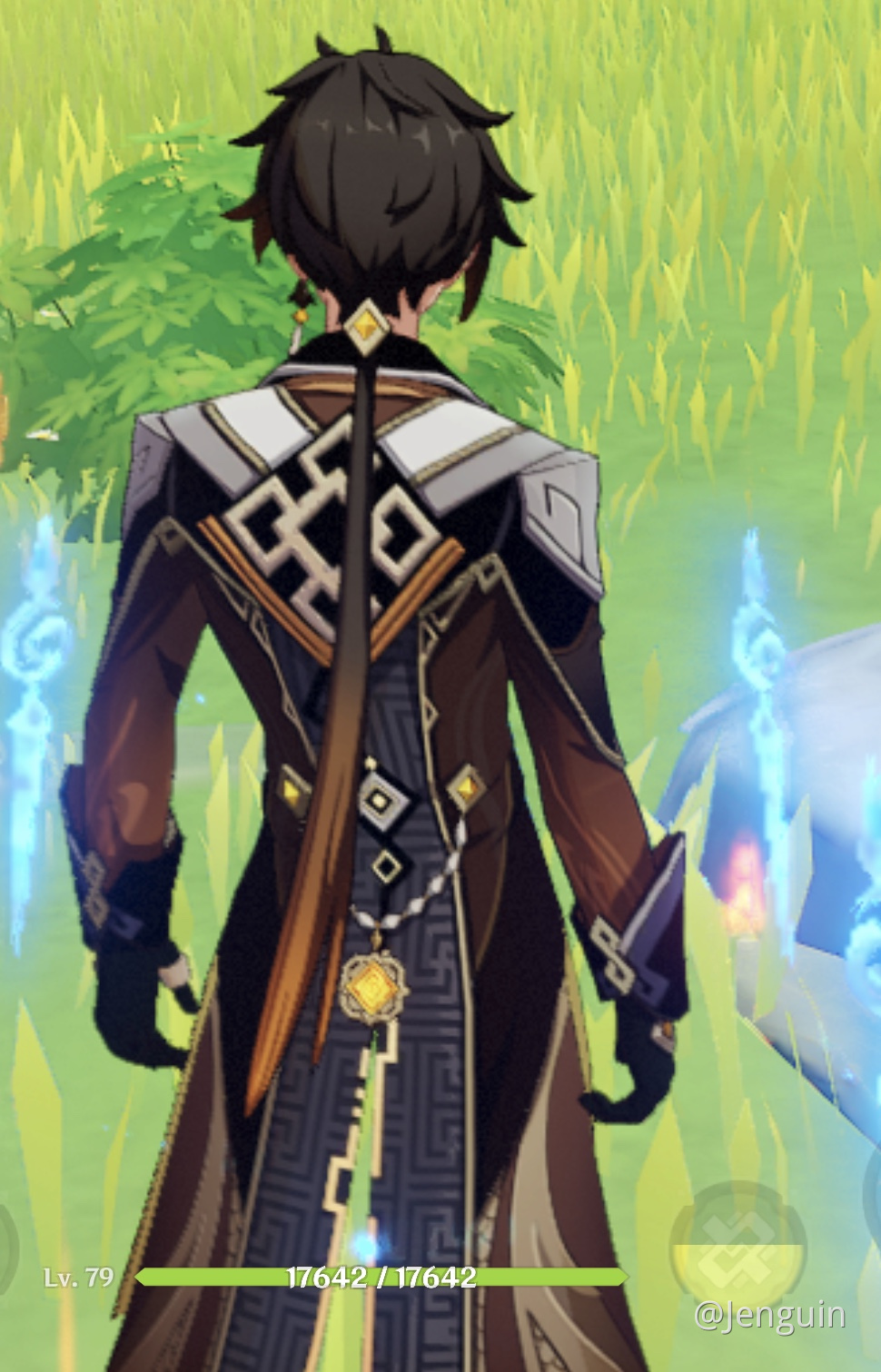 Zhong li's hair lights up Genshin Impact | HoYoLAB