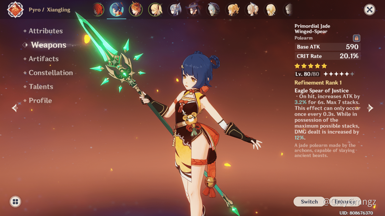 So I Have This Weapon But Genshin Impact Official Community Performs up to six consecutive spear strikes. genshin impact