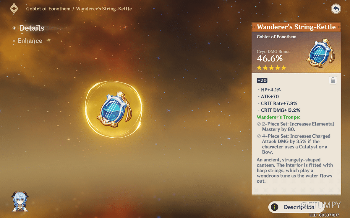 Is my Ganyu's artifact good? or should I grind for