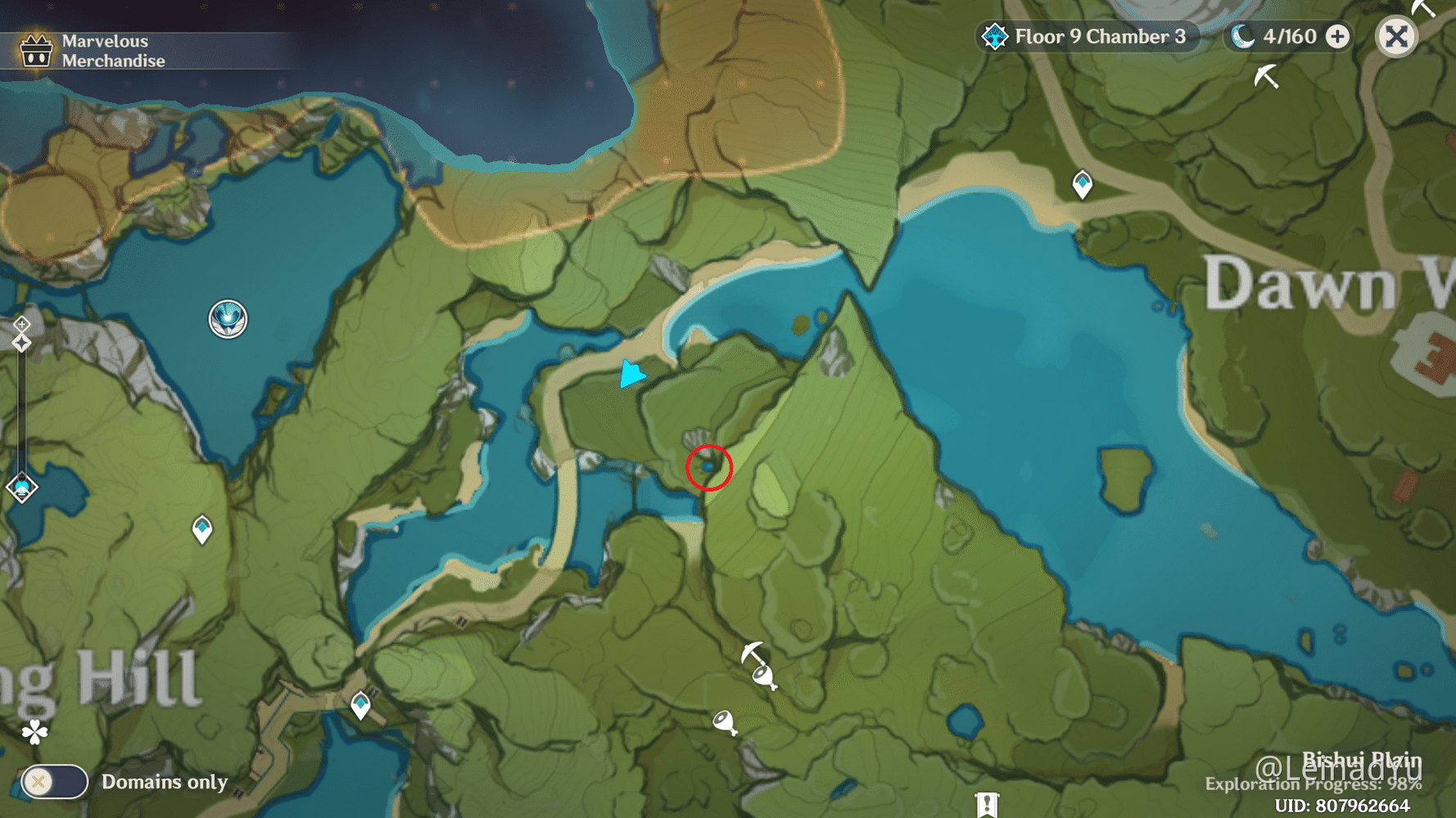 [Secret Chest Bishui Plain] Near the cave Genshin Impact HoYoLAB