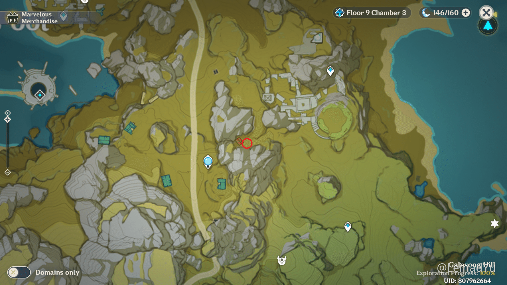 [Secret Chest Liyue] Near Statue of Seven Geo near Liyue Harbor