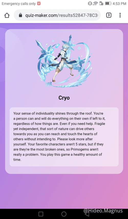 Which Element Are You Genshin Impact Official Community