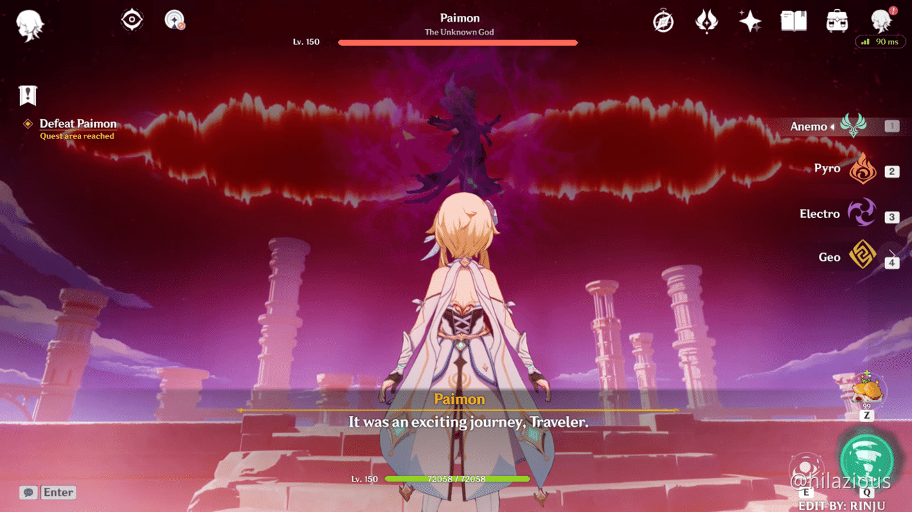 FINALLY! LUMINE REACHED THE END Genshin Impact HoYoLAB