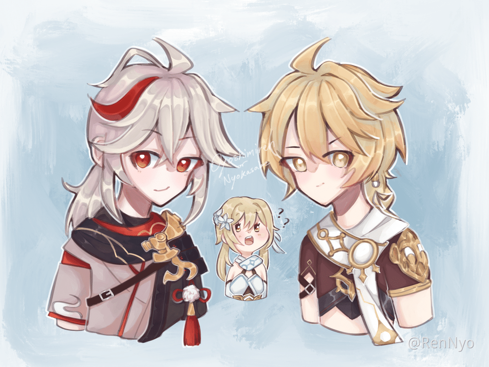 Didn T We All Think That Kazuha And Aether Looked Alike Genshin Impact Official Community — no matter how many times you've run away from your practices, kazuha is always able to find you. aether looked alike genshin impact