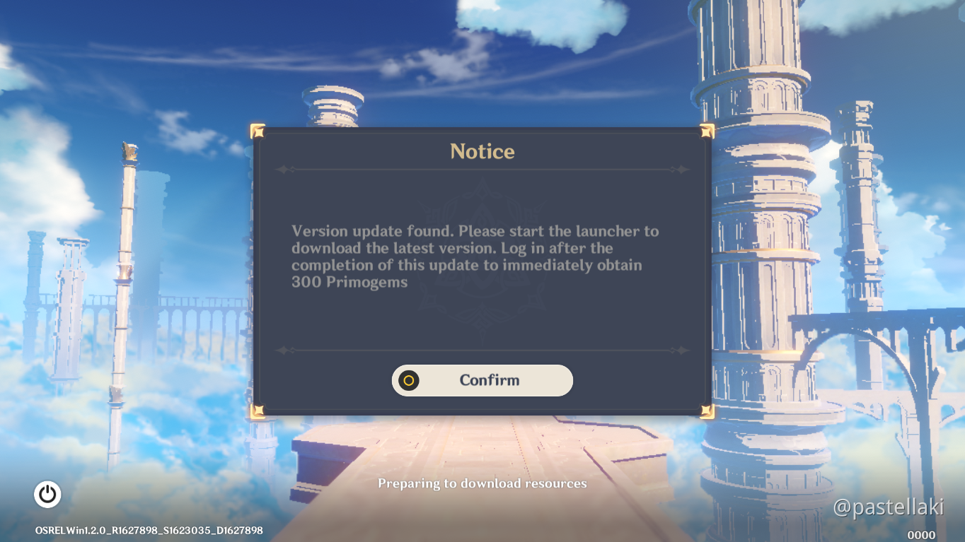 Can't play the game please help!! 1.3 version Genshin Impact | HoYoLAB
