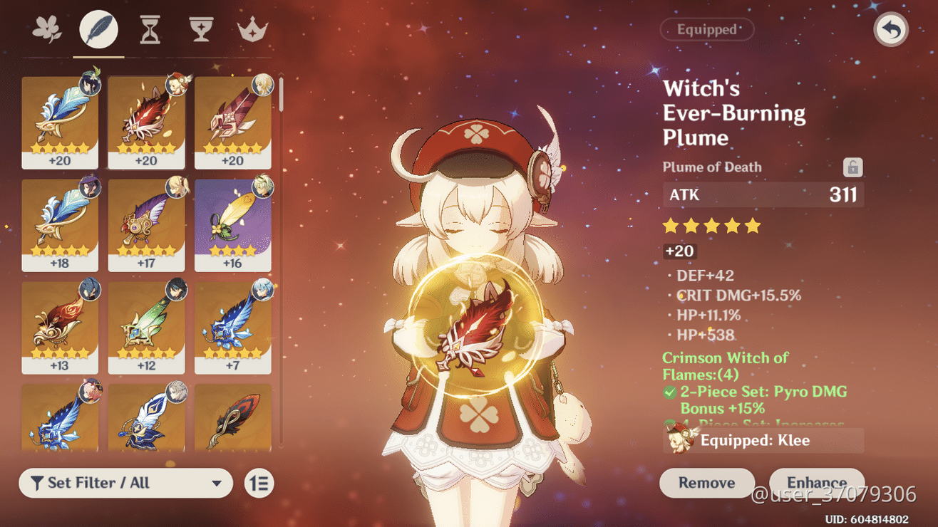 Klee build - Genshin Impact - Official Community