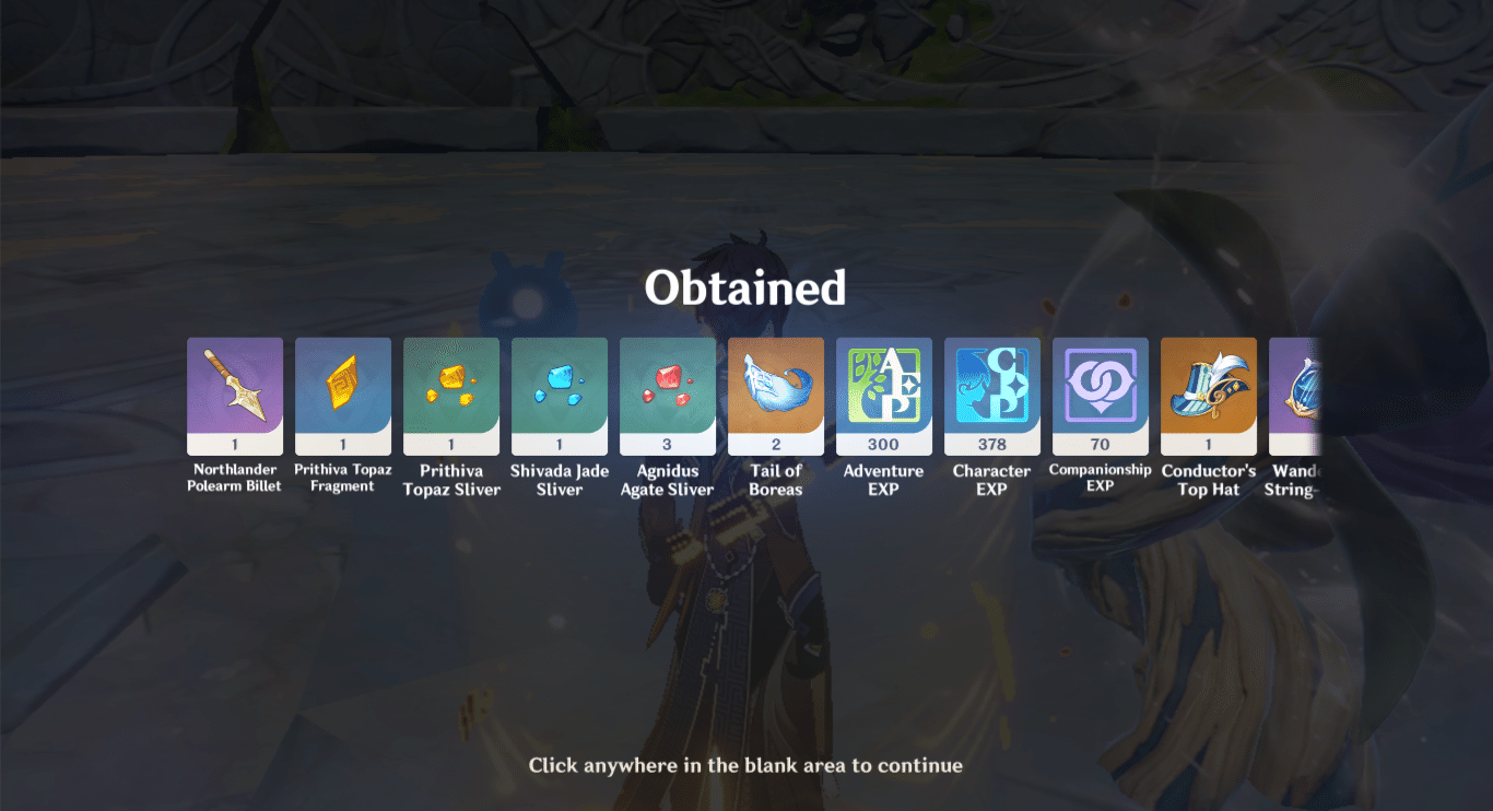 This week's drop and we have a polearm billet Genshin Impact HoYoLAB