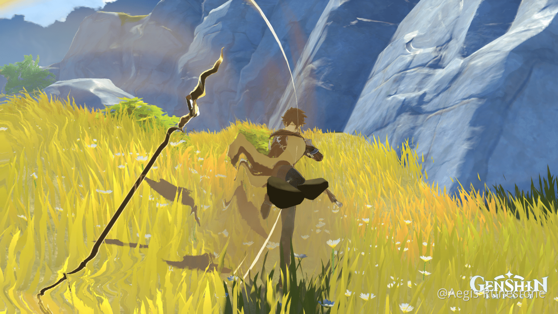 Zhongli Here, allow me to show you how to correctly use a spear! Genshin Impact HoYoLAB