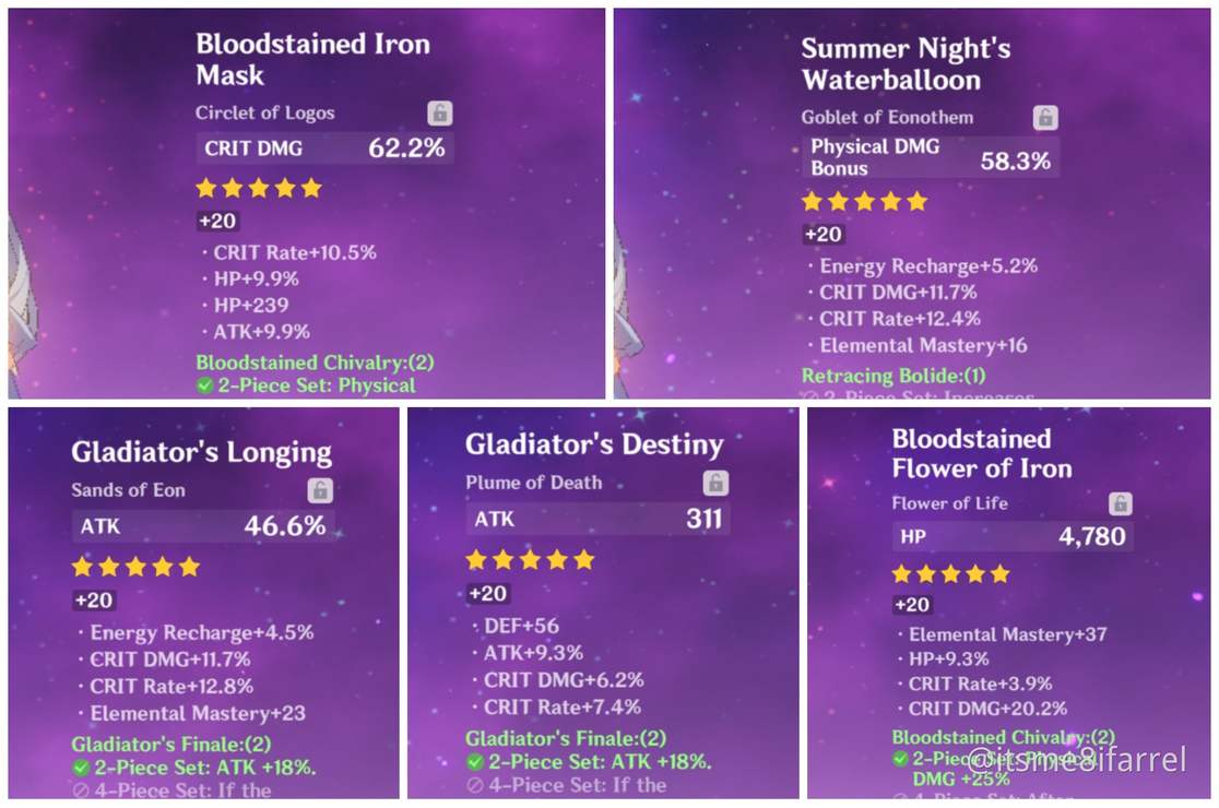  ASK Keqing 52 CRIT Rate And 200 CRIT DMG But Low ATK Artifacts 
