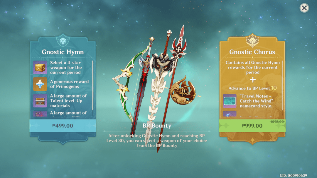 I hope Mihoyo will add their Battle pass here at Mihoyo's Topup center