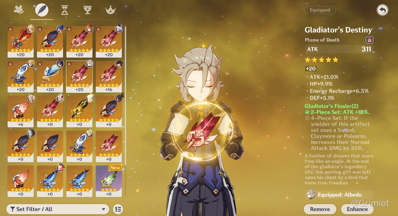 Top 9 Albedo Burst Dps Build En Iyi 2022