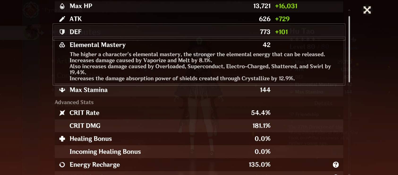 Hu Tao trial is very similar to Xiao�s. Favourable