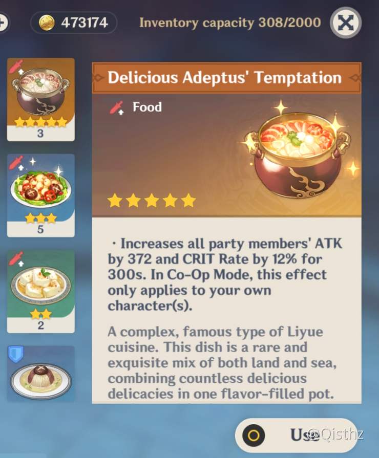 Suspicious Dish... I’m so sorry Chef Hu Tao sweetie