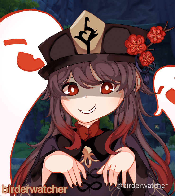 hu tao drawing Genshin Impact Official Community