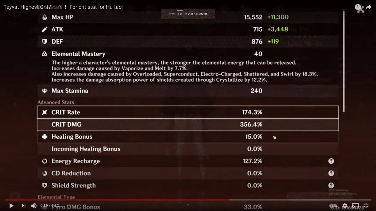 Godroll Crit Rate And Crit Damage Substat Roll And Which Is The Highest