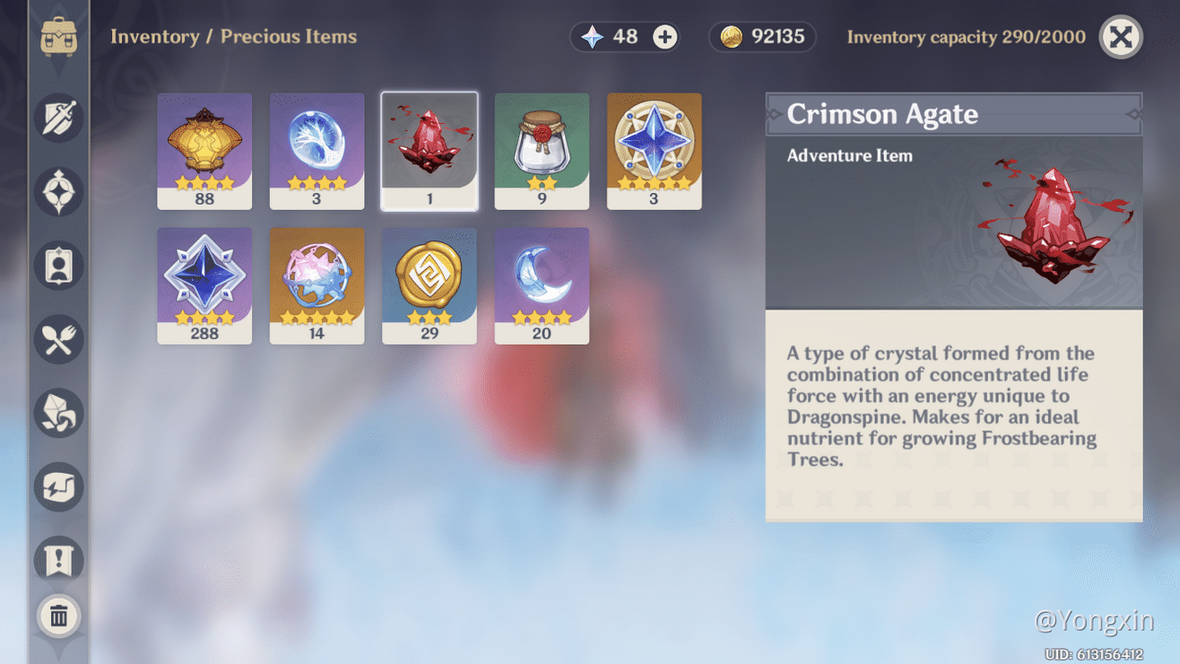 What am I supposed to do with extra crimson agates? Genshin Impact