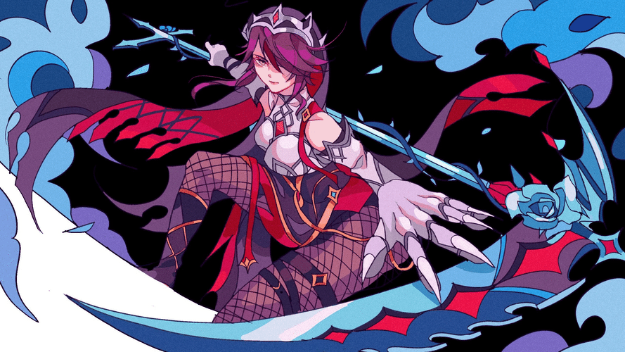 что если бы Розария была с косой? - Genshin Impact - Official Community