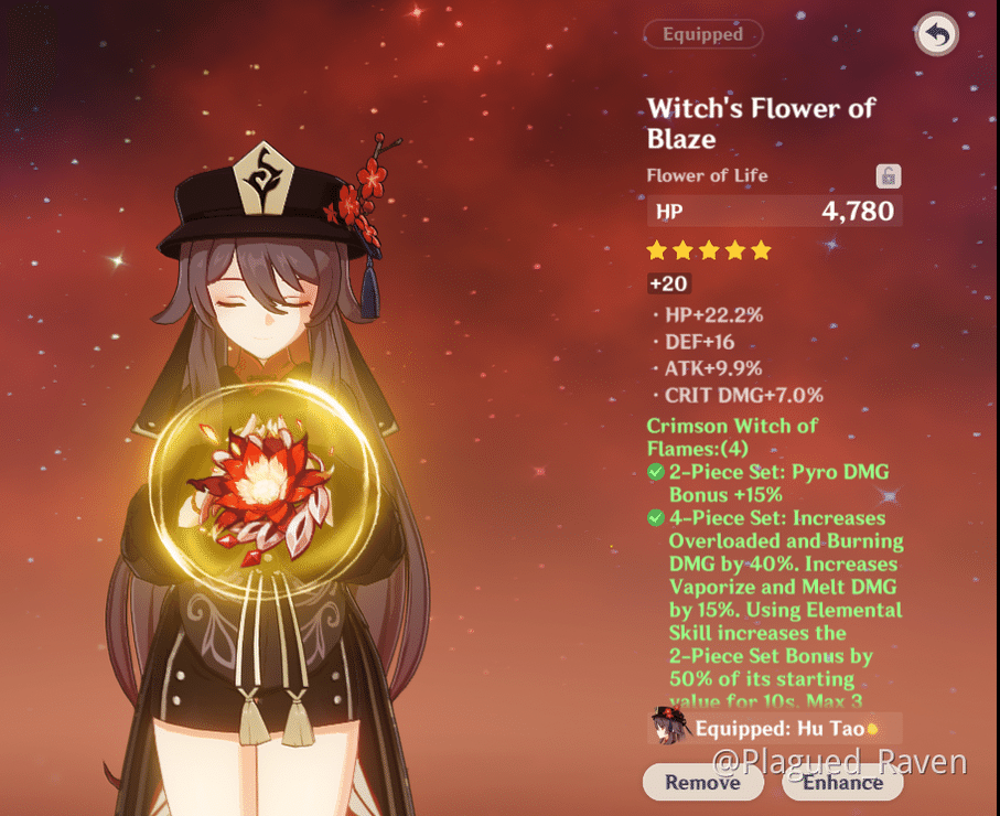 My Hu Tao Build! Perpetually Dying Queen. Pt 1 Genshin