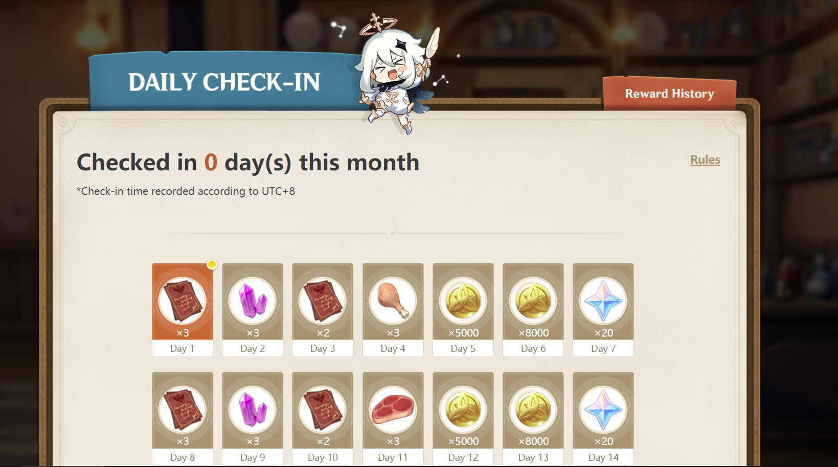 Ok that's it, I'm forgetting Daily Login for good. Genshin Impact | HoYoLAB