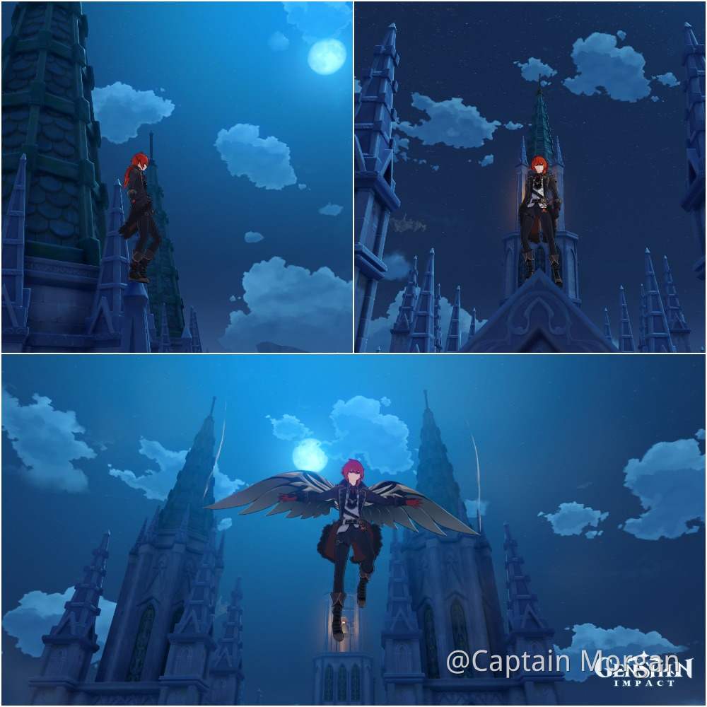 Recently pulled "The Dark Knight Hero" Genshin Impact HoYoLAB