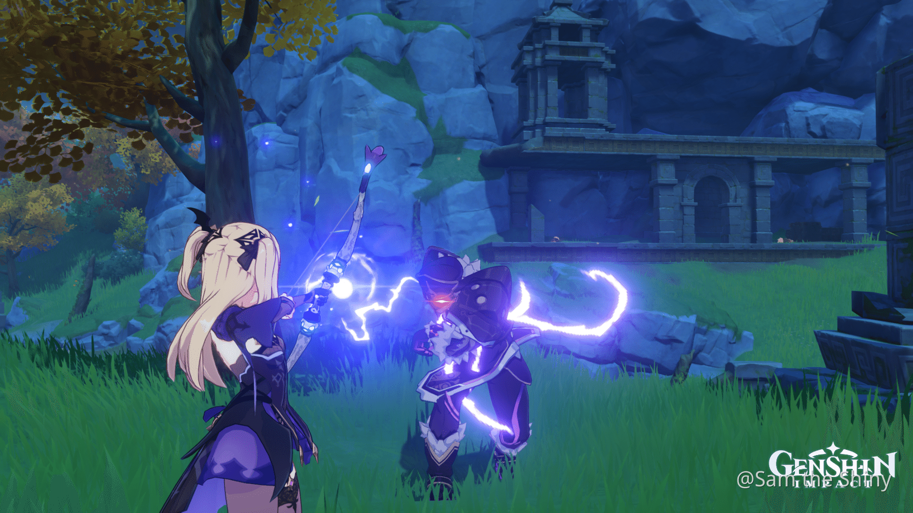 When your Fatui Electrohammer Vanguard lose his weapon and goes really