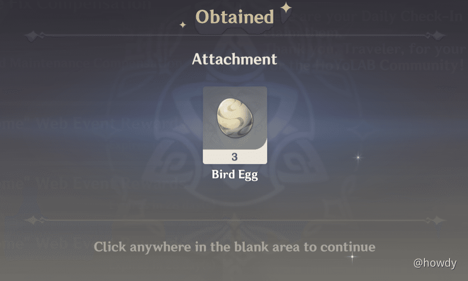 egg Genshin Impact HoYoLAB