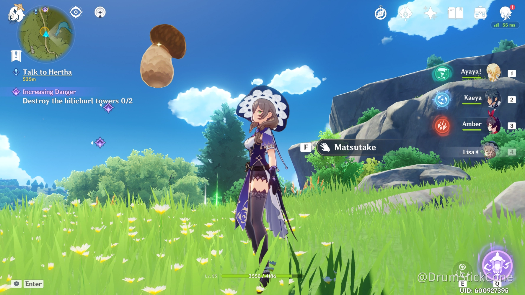 A Floating Matsutake Genshin Impact HoYoLAB