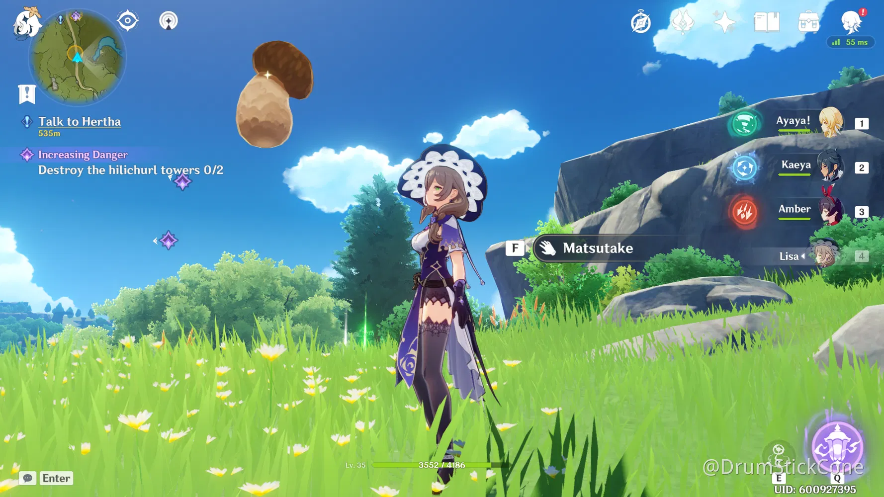 A Floating Matsutake Genshin Impact HoYoLAB