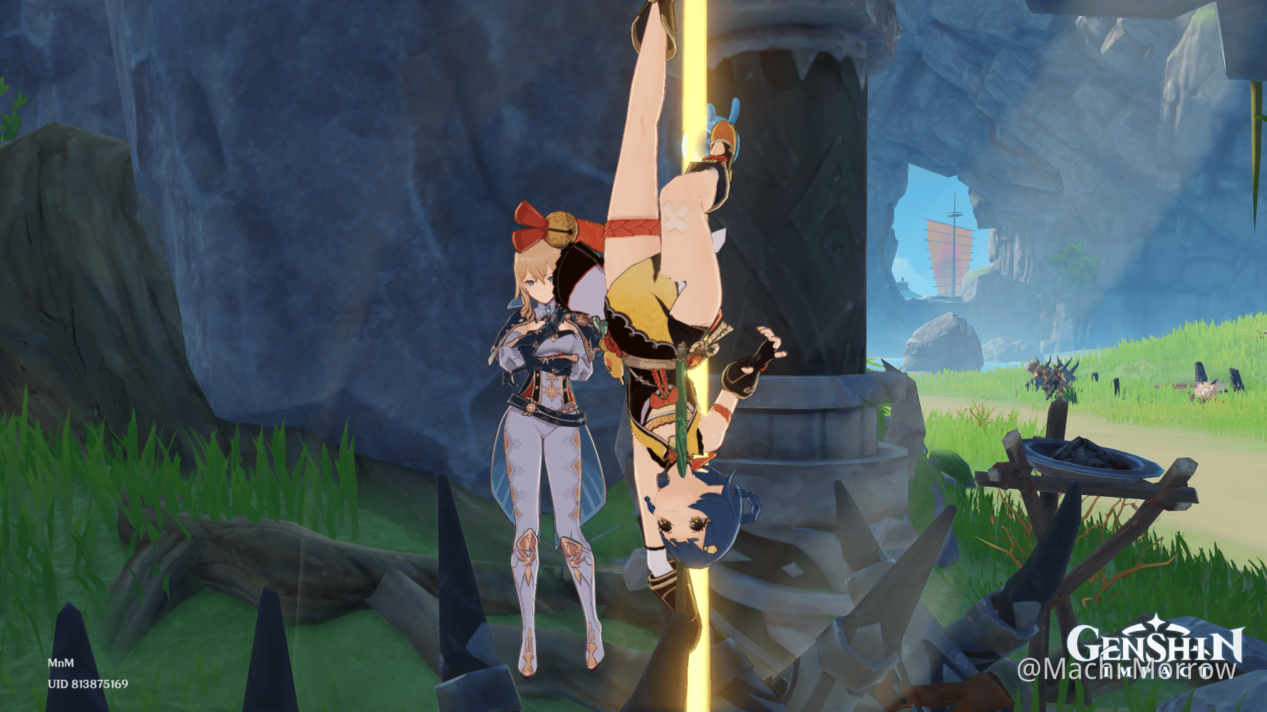 Xiangling pole dancing Genshin Impact HoYoLAB