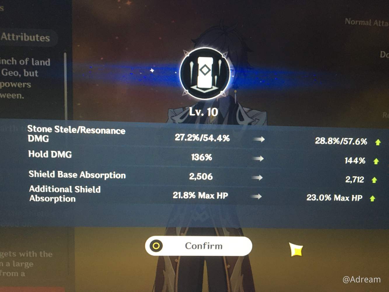 Zhongli Shield Lv. 10! Genshin Impact HoYoLAB