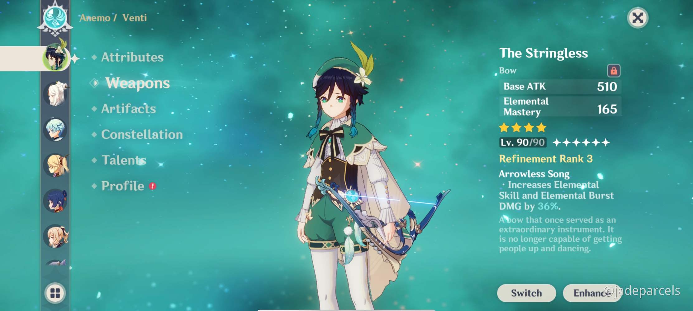 Venti and his Stringless Genshin Impact | HoYoLAB