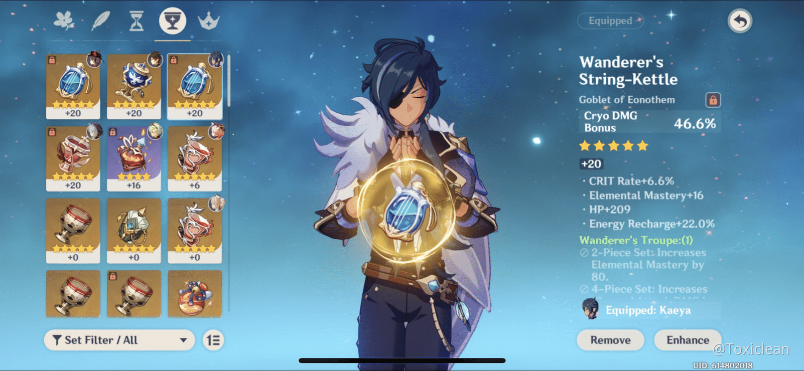 Is This A Good Kaeya Build Player Community