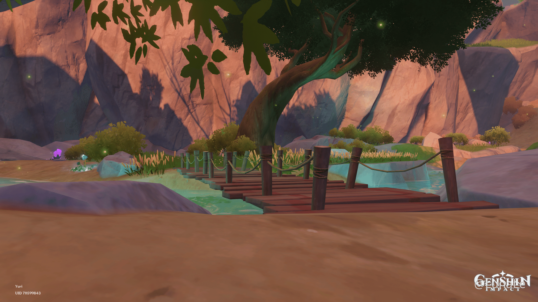 Found this beautiful place at Stormterrors lair (つ ω )つ Genshin Impact