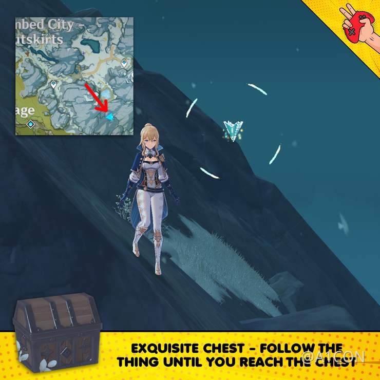 Hidden Chests in Dragonspine Part 1 Genshin Impact HoYoLAB