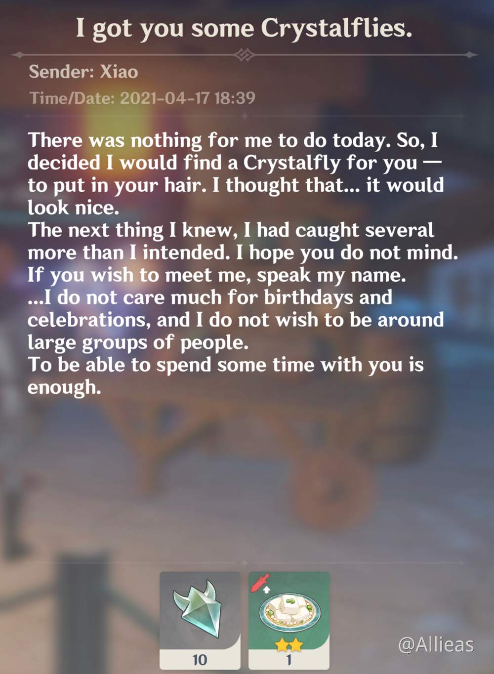 It’s Xiao birthday!!! Genshin Impact HoYoLAB