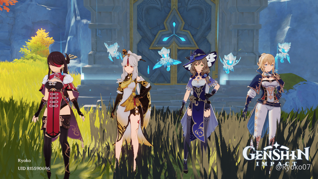 Coop photoshoots Genshin Impact HoYoLAB