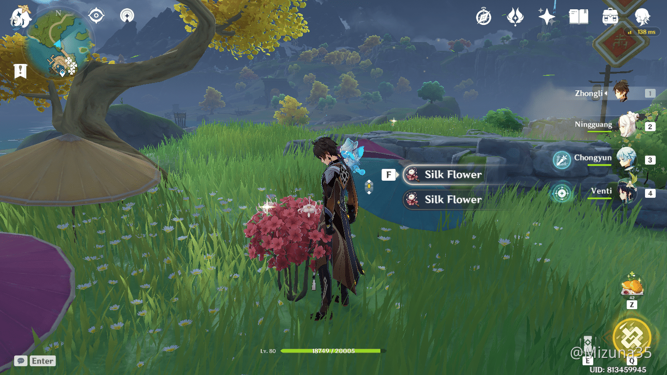 Silk Flower Genshin Impact HoYoLAB