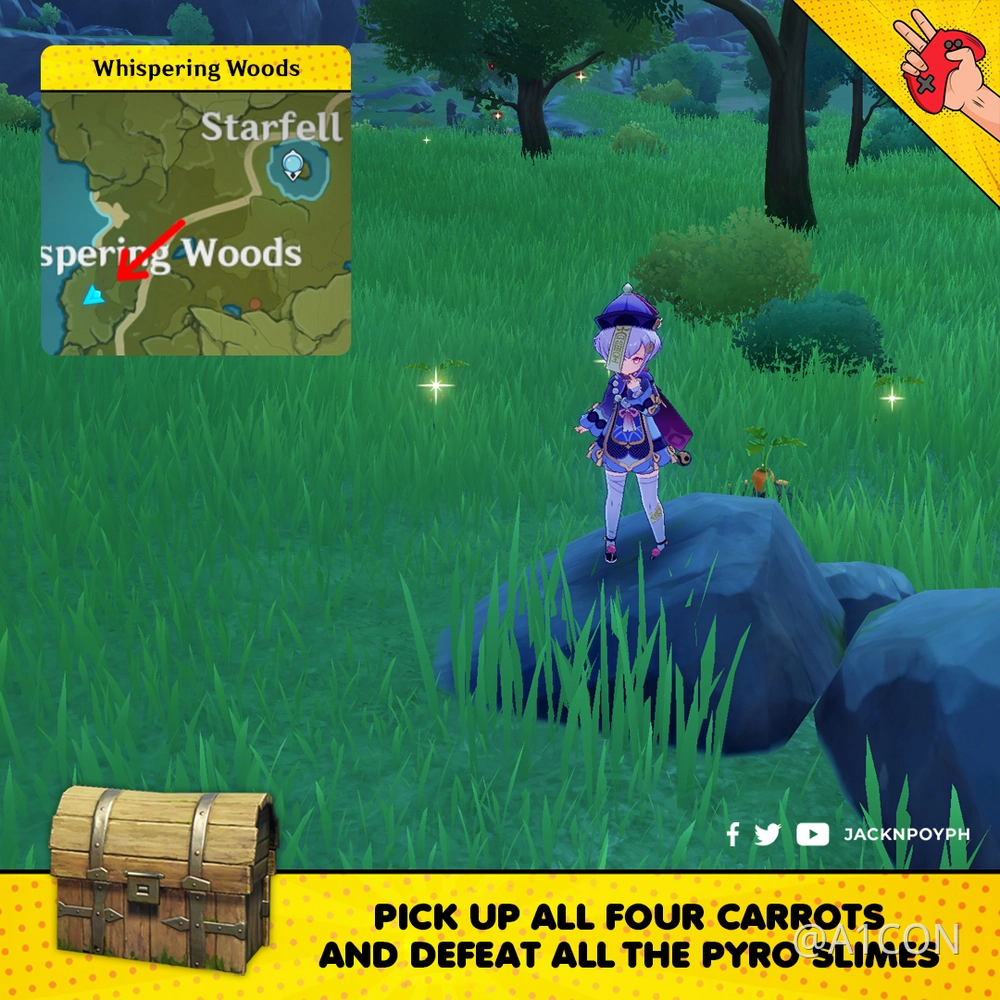 Hidden Chests in Starfell Valley that you might have missed. Genshin