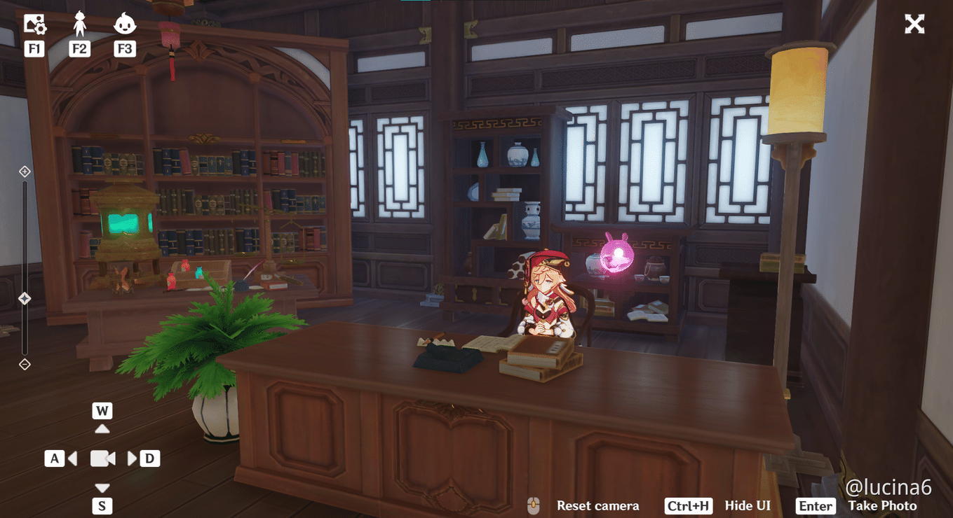 [Teapot design idea] Study room Genshin Impact HoYoLAB