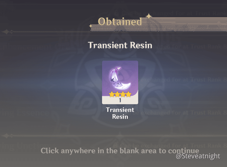 Transient Resin Time Genshin Impact HoYoLAB