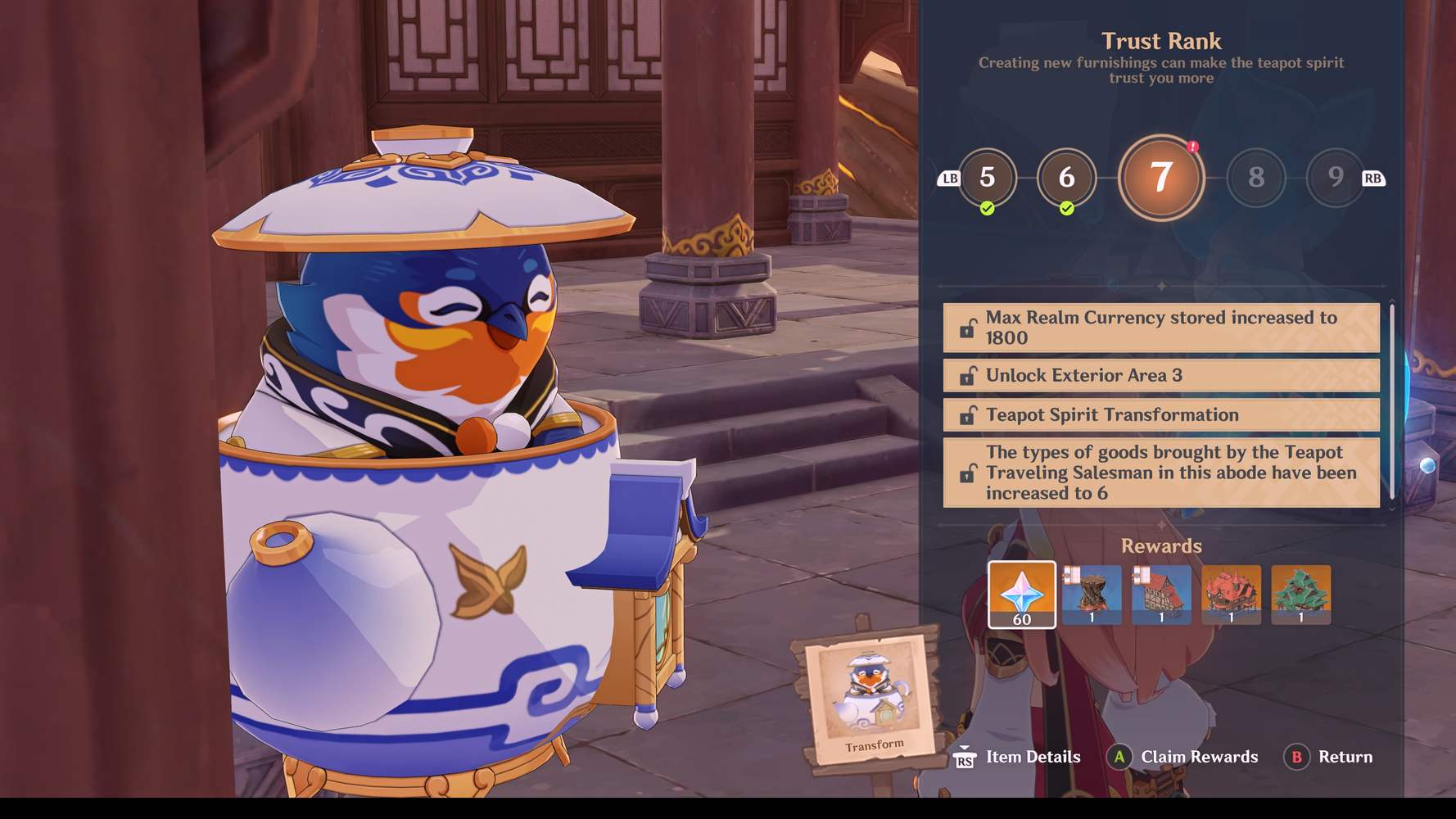 [Teapot] Rank 6 to 7 Tubby Before and After Genshin Impact HoYoLAB