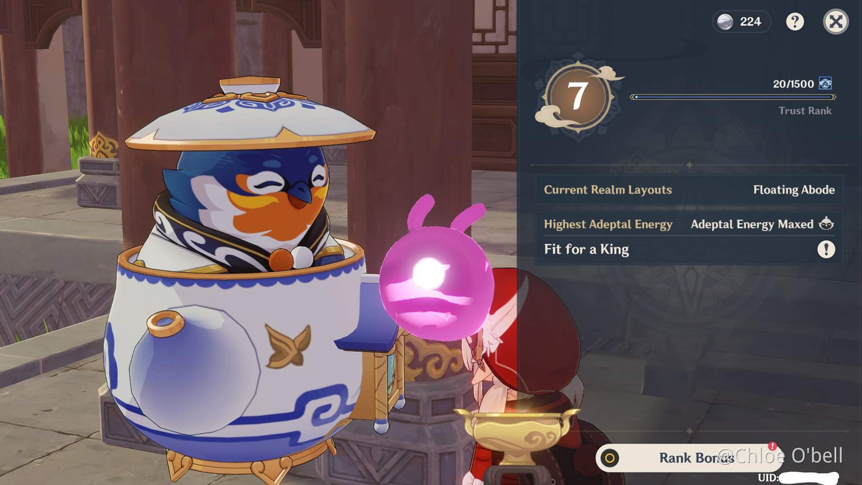 TeaPot Trust Rank 7!! Yayy Genshin Impact HoYoLAB