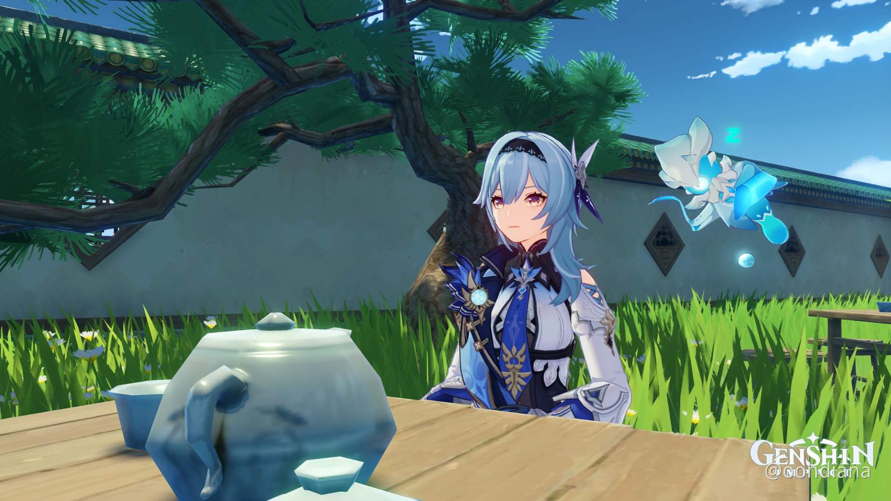 Eula at my teapot Genshin Impact HoYoLAB