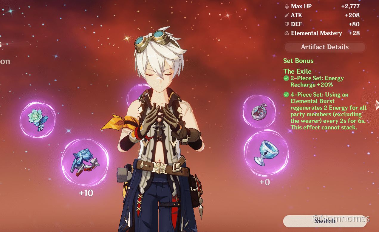 Help, best artifacts for Genshin Impact HoYoLAB