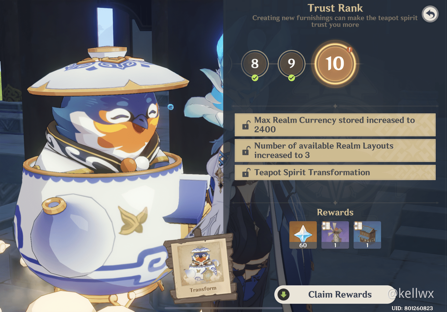 Finally teapot rank 10/10 ^^ Genshin Impact HoYoLAB