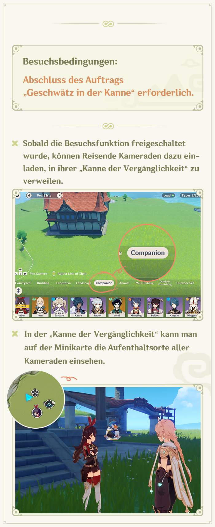 Genshin Impact Freunde In Die Kanne Einladen Aktualisierungsübersicht für das System „Kanne der Vergänglichkeit“ von