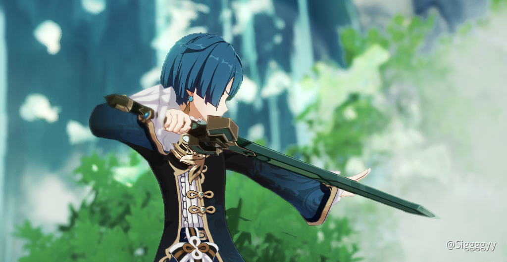 My best screenshot so far for Xinqiu Genshin Impact | HoYoLAB