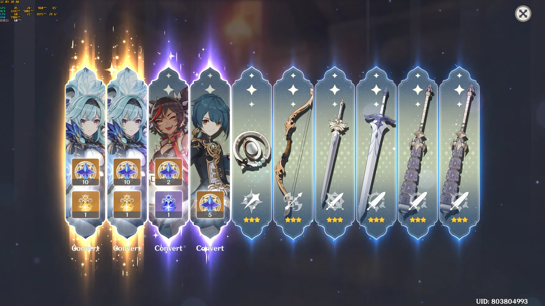 50 Masterless Starglitter Genshin Impact HoYoLAB