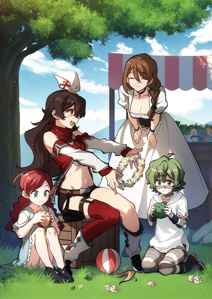 Donna In The Manga Vs Donna In Game Genshin Impact Official Community